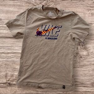 Nike FC Barcelona Brown Short Sleeve Tee